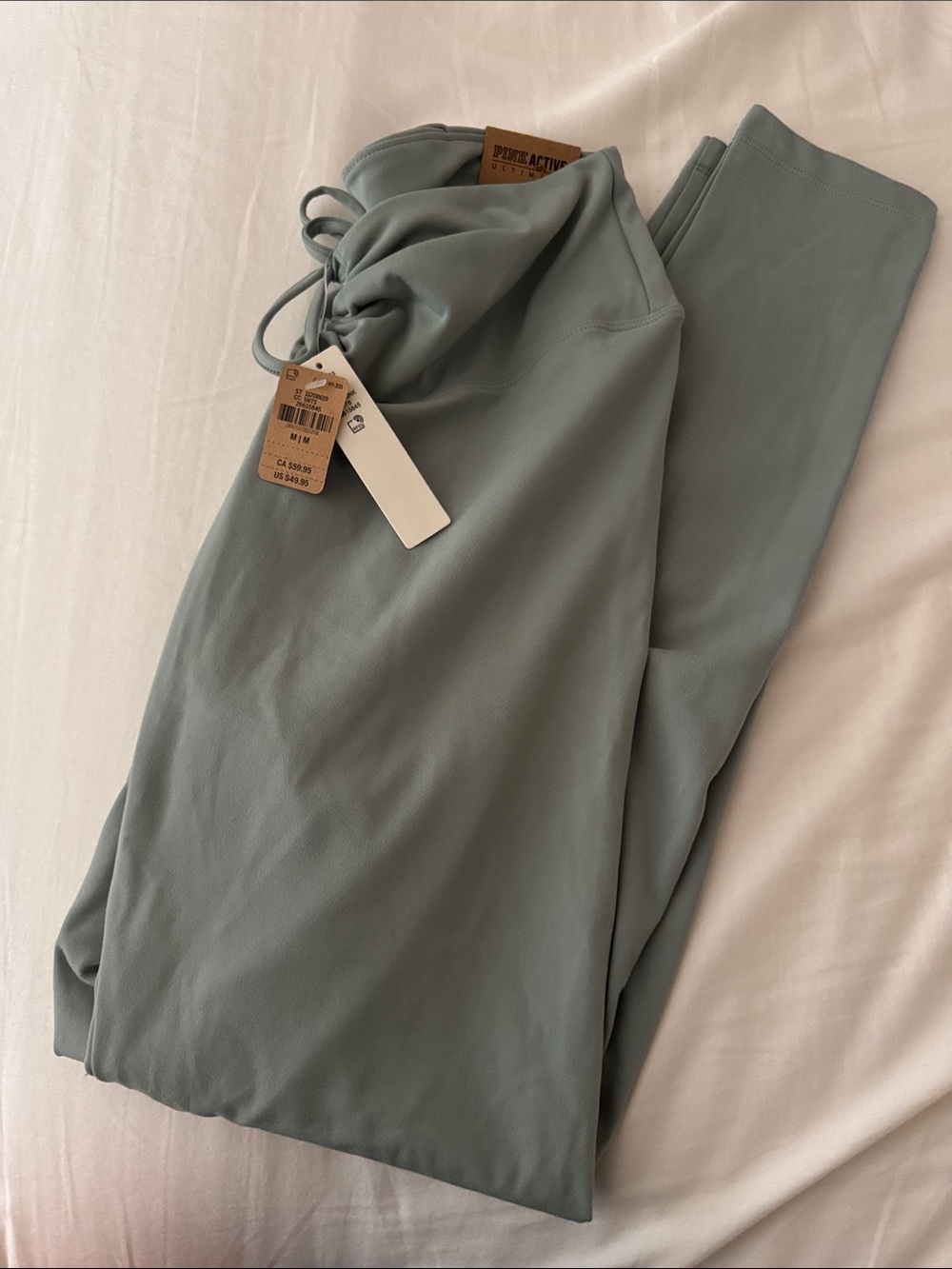 PINK Victoria's Secret Sage Green Leggings